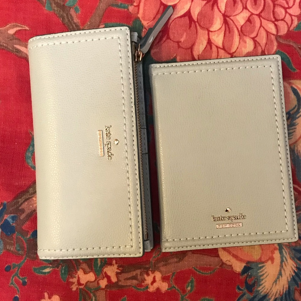 Kate Spade wallet and passport cover set NWT